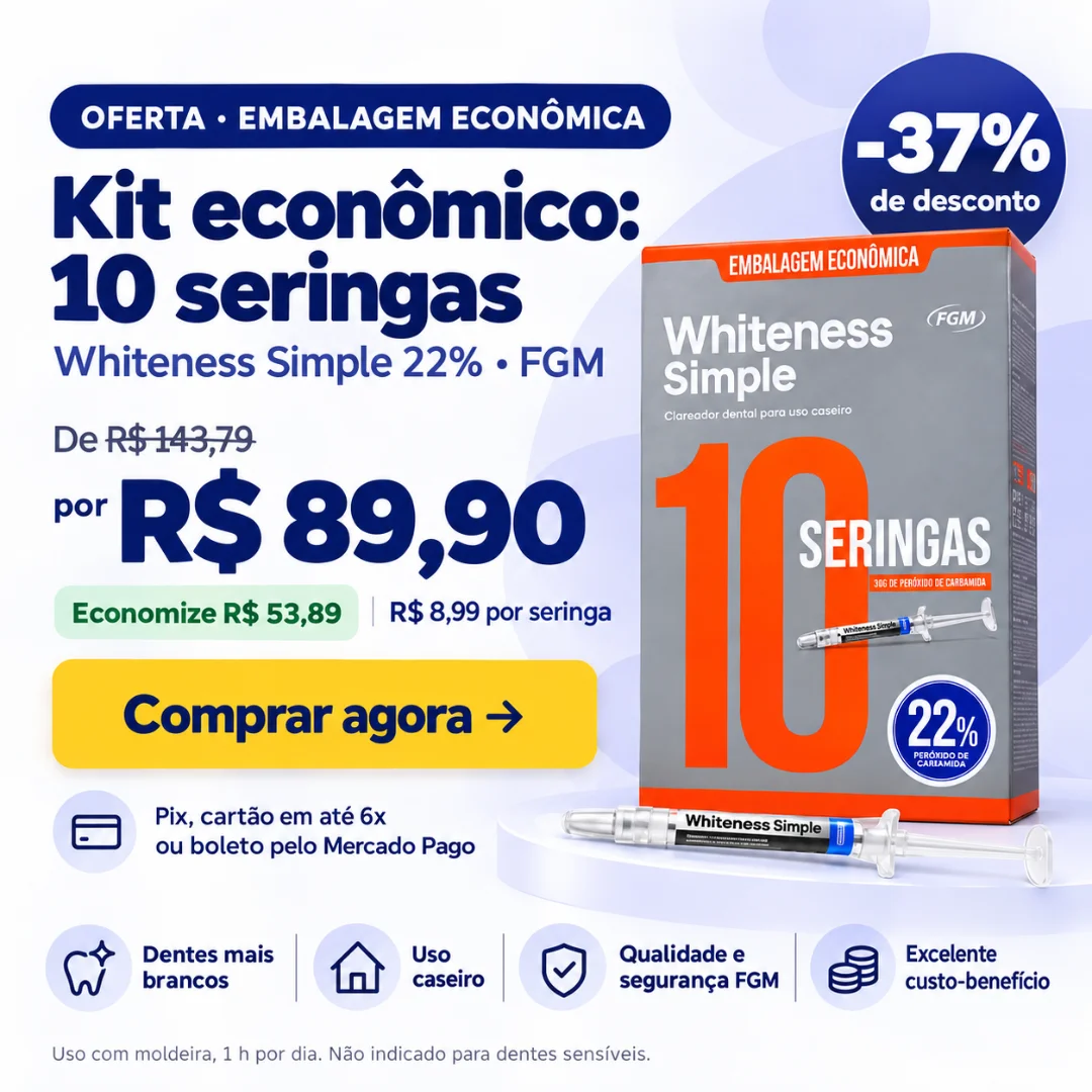 Kit Whiteness Simple 22% - 10 unidades